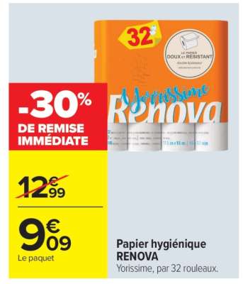 Papier hygiénique RENOVA