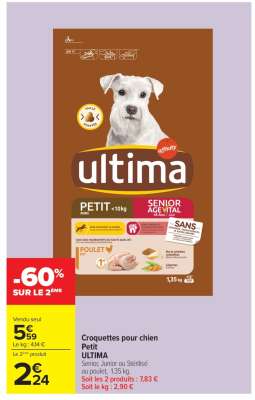 Croquettes pour chien petit
