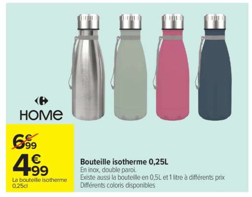 Bouteille isotherme 0,25L