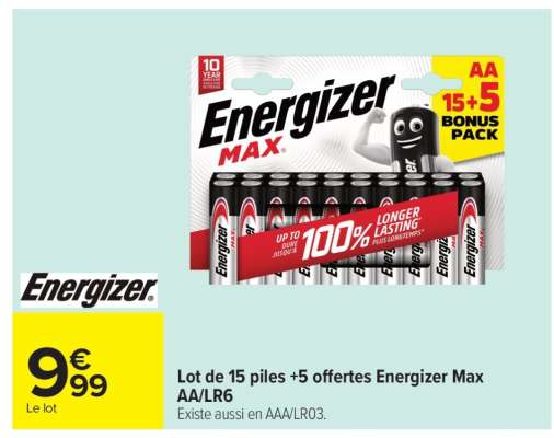 Energizer Max AA/LR6