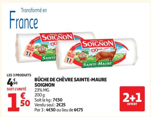 Bûche De Chèvre Sainte-Maure Soignon