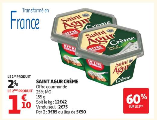 SAINT AGUR Crème
