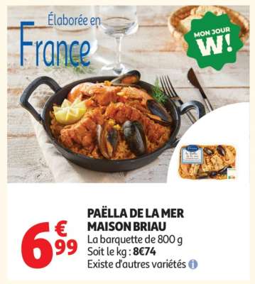 Paëlla de la mer MAISON BRIAU