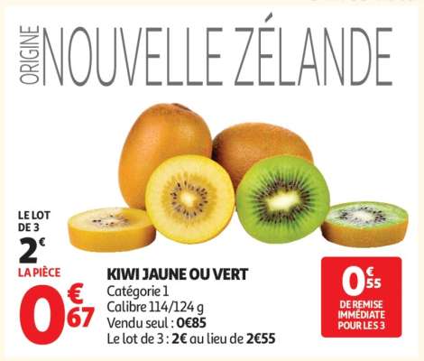 Kiwi Jaune Ou Vert