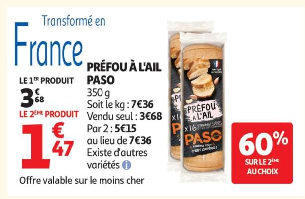 Préfou à l'ail PASO