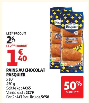 Pains Au Chocolat Pasquier