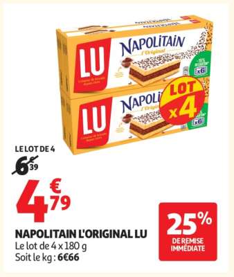 Napolitain L'original Lu