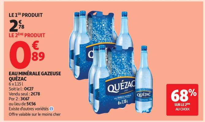 Eau Minérale Gazeuse Quézac