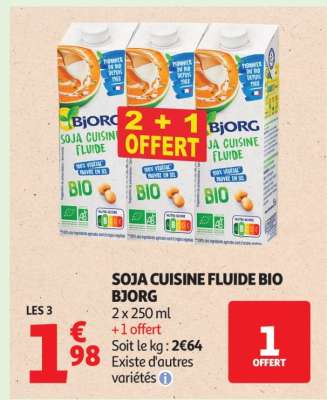 SOJA CUISINE FLUIDE BIO BJORG