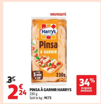 PINSA À GARNIR HARRYS