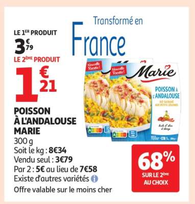 Poisson à l'andalouse "Marie"