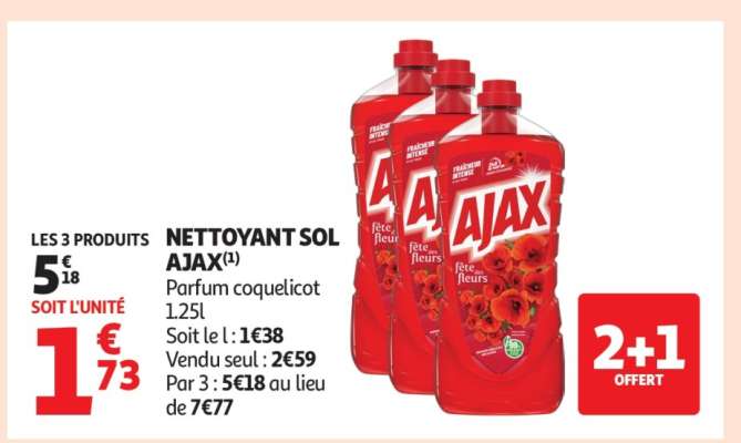 NETTOYANT SOL AJAX