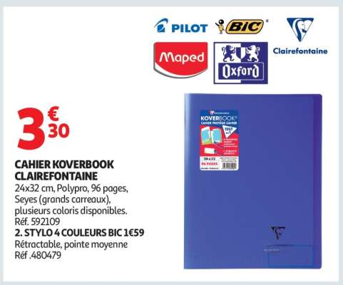 Cahier Koverbook Clairefontaine