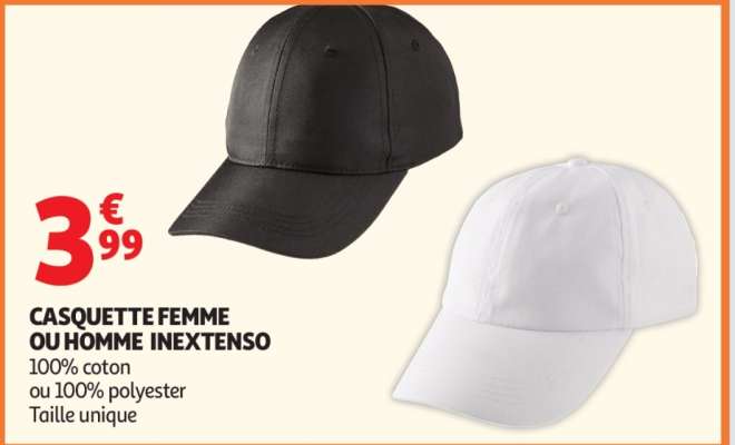 CASQUETTE FEMME OU HOMME INEXTENSO