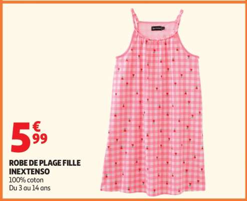 ROBE DE PLAGE FILLE INEXTENSO