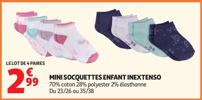 MINI SOCQUETTES ENFANT INEXTENSO