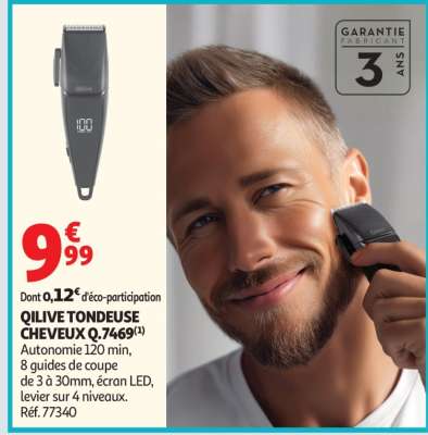 QILIVE TONDEUSE CHEVEUX Q.7469