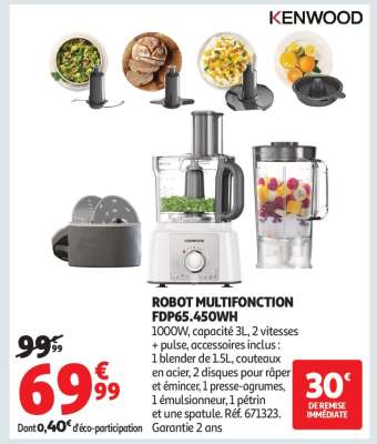 ROBOT MULTIFONCTION FDP65.450WH