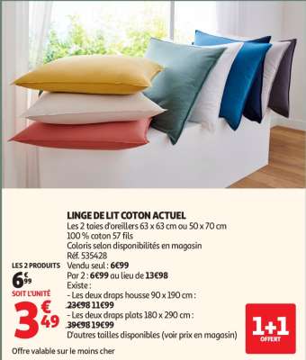 Linge De Lit Coton Actuel