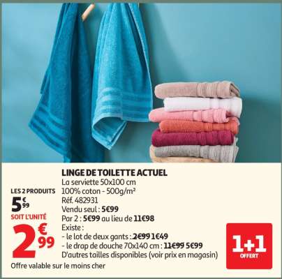 Linge De Toilette Actuel