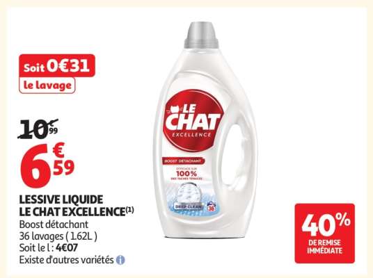 LESSIVE LIQUIDE LE CHAT EXCELLENCE