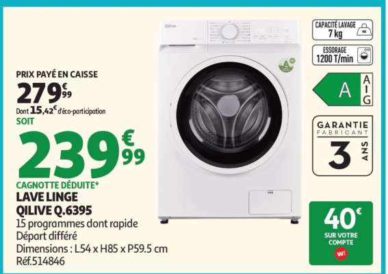 LAVE LINGE Qilive Q.6395
