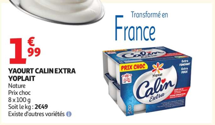 YAOURT CALIN EXTRA YOPLAIT