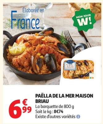 Paëlla de la mer MAISON BRIAU