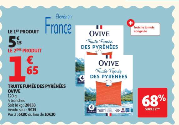 Truite Fumée Des Pyrénées Ovive