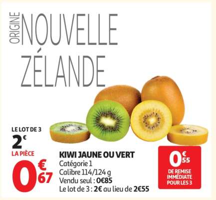 Kiwi Jaune Ou Vert