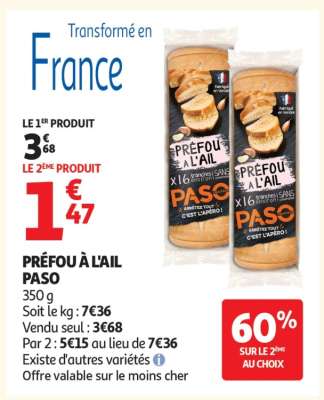Préfou à l'ail PASO