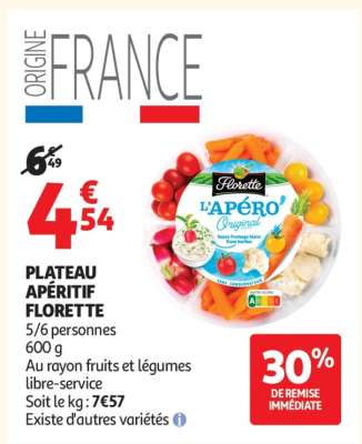 Plateau Apéritif Florette