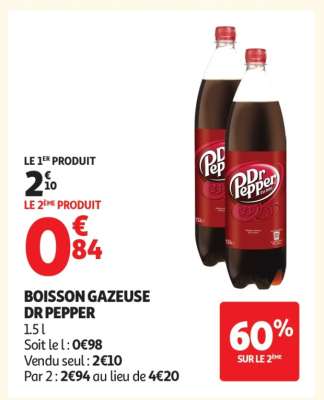 Boisson gazeuse Dr Pepper