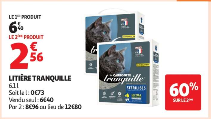 LITIÈRE TRANQUILLE