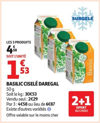 BASILIC CISELÉ DAREGAL