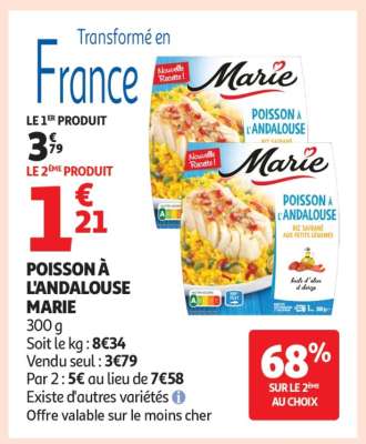 Poisson à l'andalouse "Marie"