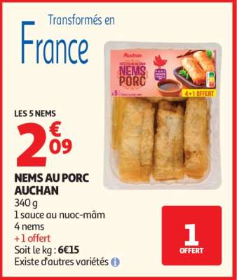 Nems Au Porc Auchan