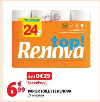 PAPIER TOILETTE “RENOVA”