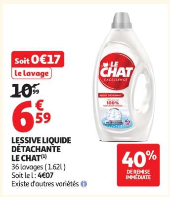 LESSIVE LIQUIDE DÉTACHANTE LE CHAT