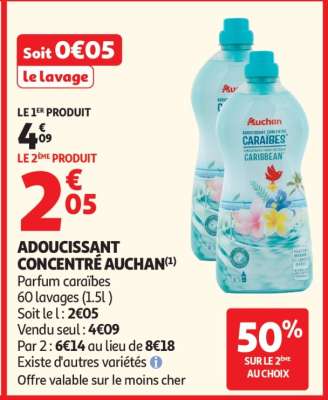ADOUCISSANT CONCENTRÉ AUCHAN