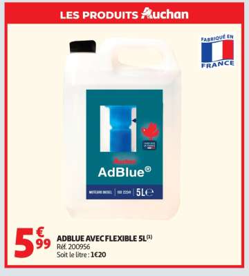 ADBLUE AVEC FLEXIBLE 5L