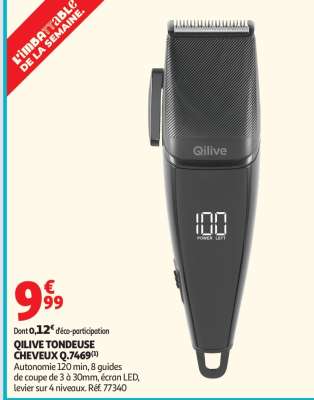 QILIVE TONDEUSE CHEVEUX Q.7469