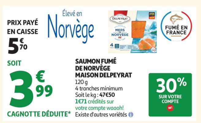 Saumon Fumé De Norvège Maison Delpeyrat