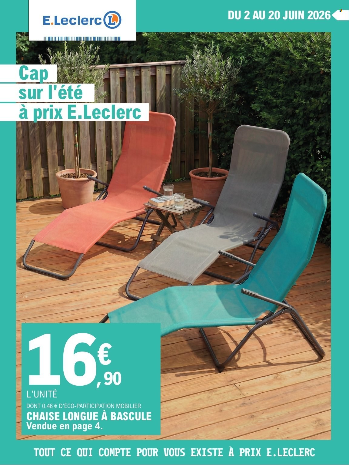 Catalogue E.Leclerc - 02/06/2026 - 20/06/2026. Page 1