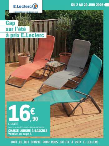 Catalogue E.Leclerc - 02/06/2026 - 20/06/2026.
