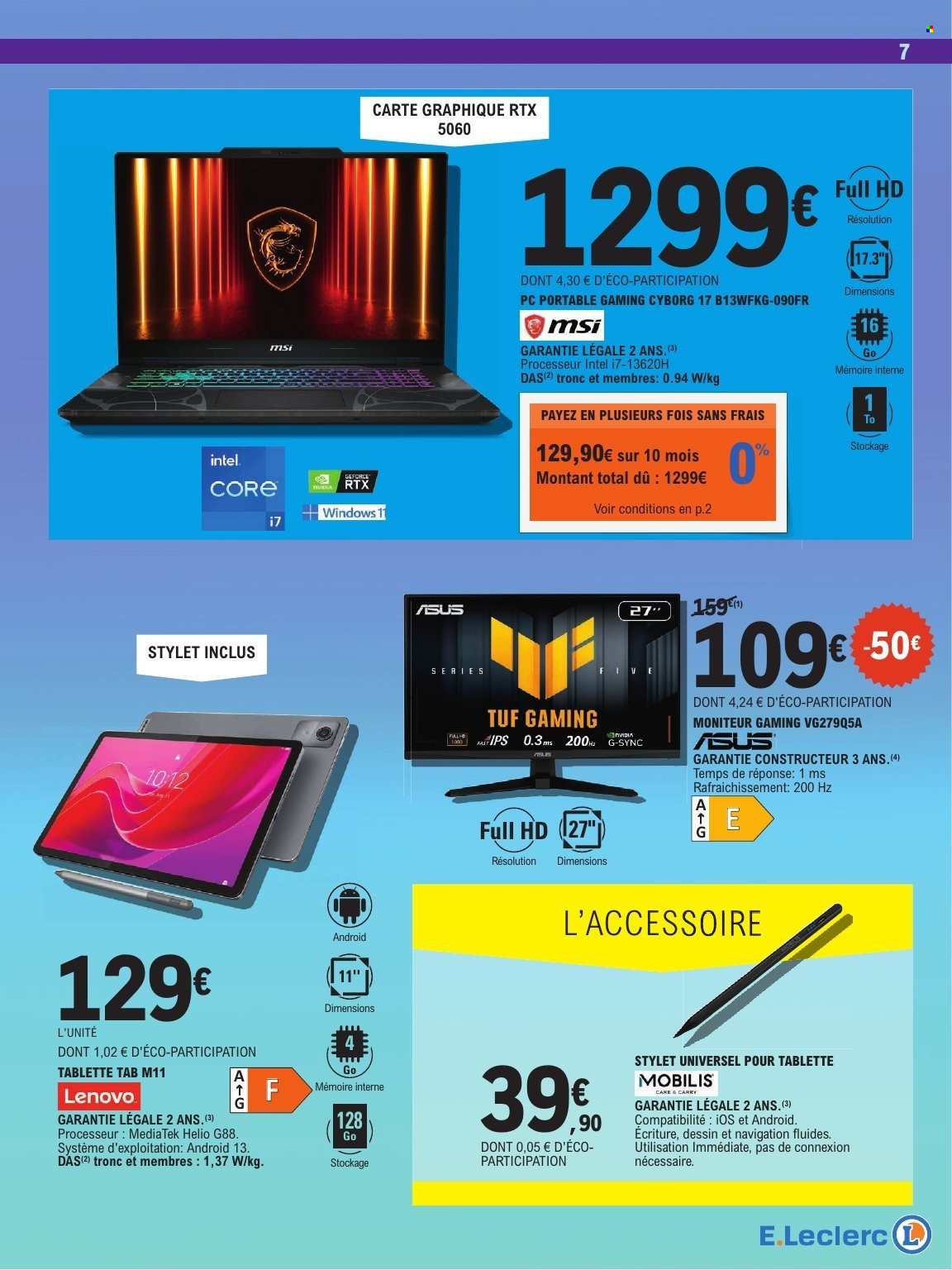 Catalogue E.Leclerc - 02/06/2026 - 13/06/2026. Page 7