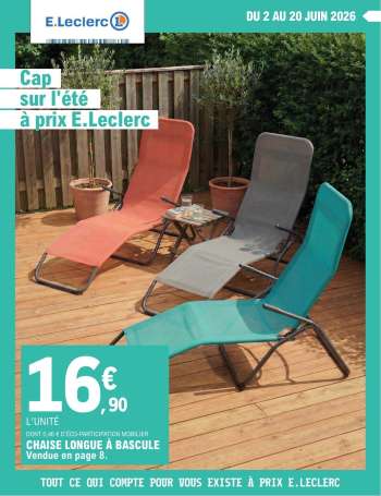 Catalogue E.Leclerc - 02/06/2026 - 20/06/2026.