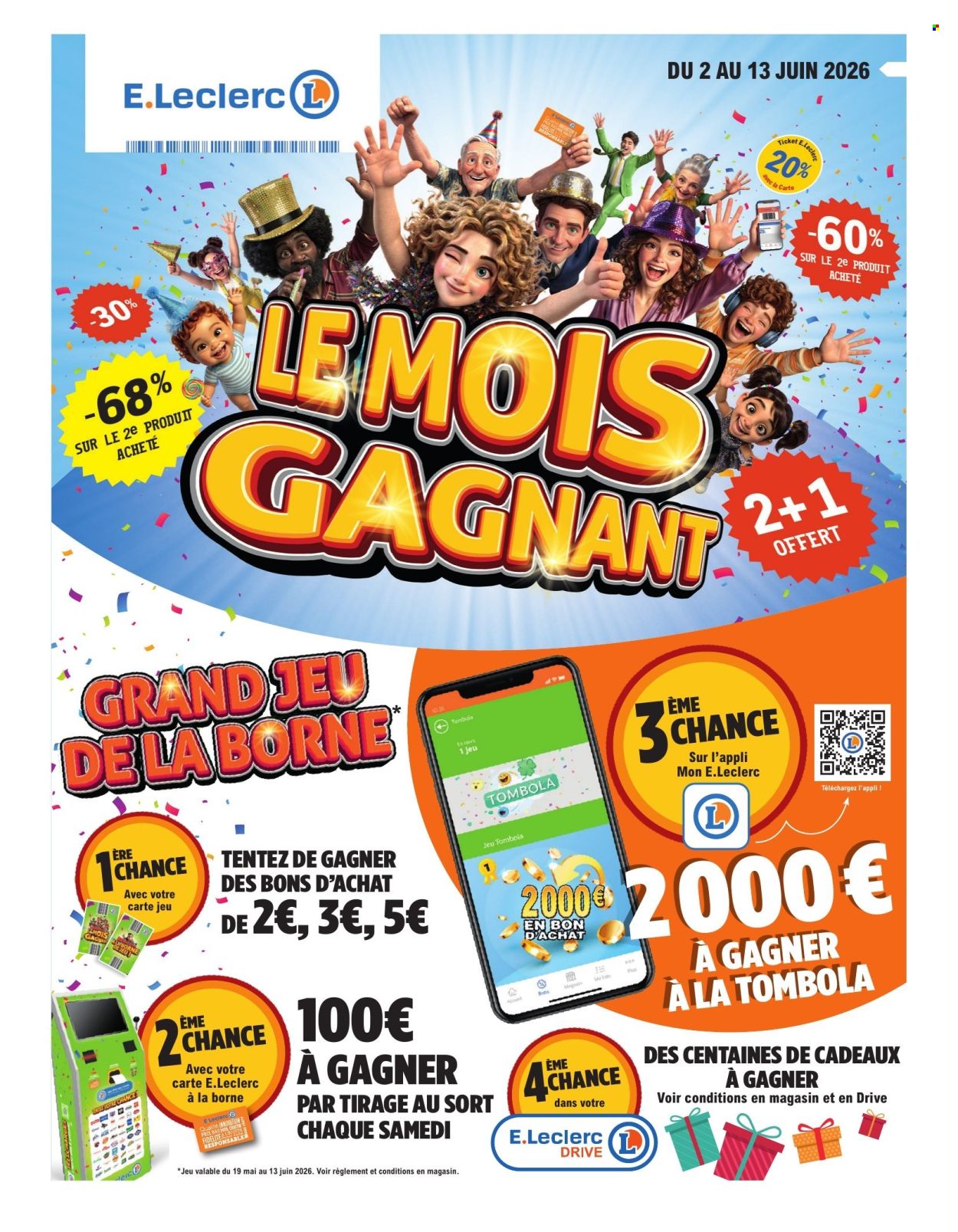 Catalogue E.Leclerc - 02/06/2026 - 13/06/2026. Page 1