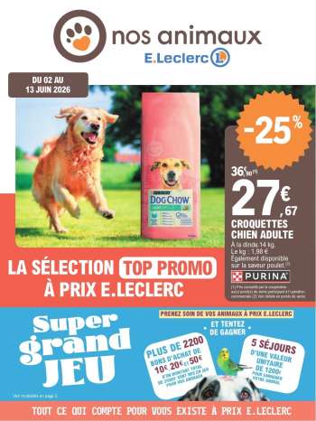 Catalogue E.Leclerc - 02/06/2026 - 13/06/2026.