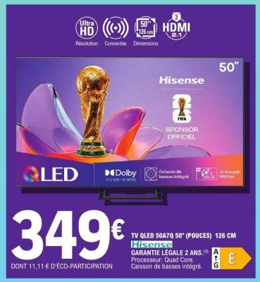 Hisense TV QLED 50A7Q